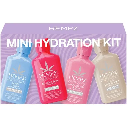 Hempz Mini Hydration Beauty Actives 4pk