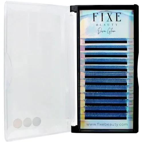 Fixe Diva Glam Y Lashes - Blue / 0.07 / C / Mix
