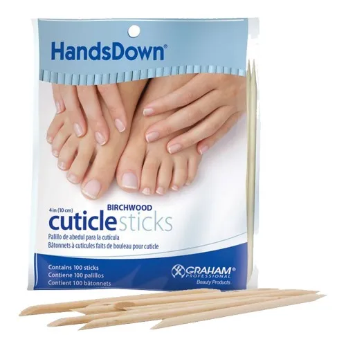 Handsdown 4" Birchwood Cuticle Sticks 100pk