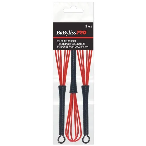 Babyliss PRO Coloring Whisk 3pk - Red