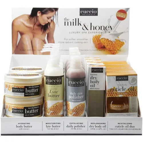 Cuccio Experience Milk & Honey Display 20pk
