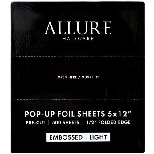 Allure Foil Embossed Pop Ups 5x12" Light 500pk