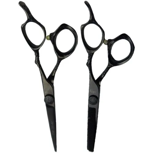 Tribal Black Kit Shear & Thinner - 6"