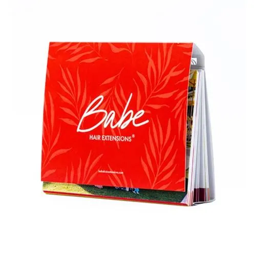 Babe Hair Extensions Flip Book Marketing Tool