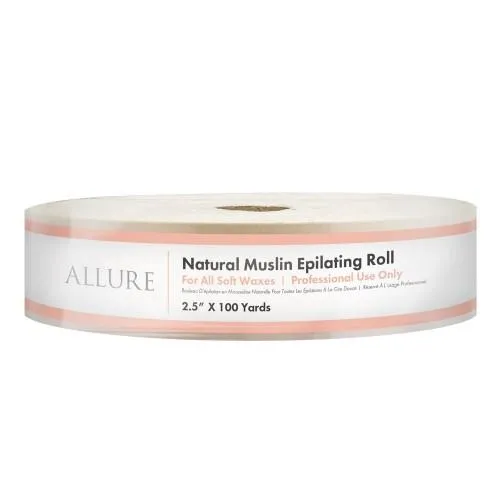 Allure Natural Muslin Epilating Roll - 100yd