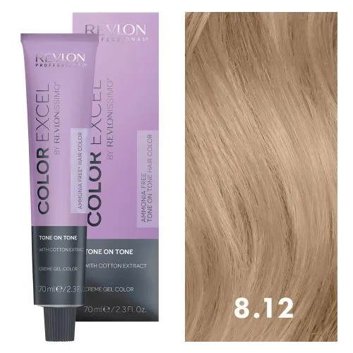 Revlon Color Excel 8.12 Light Ash Iridescent Blonde 2.3oz