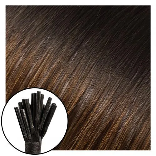Babe I-Tip Hair Extensions #1B/6 Ombre Doris - 22"