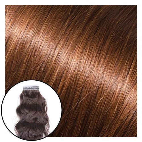 Babe Tape-In Curly Hair Extensions #4 Maryann 22"