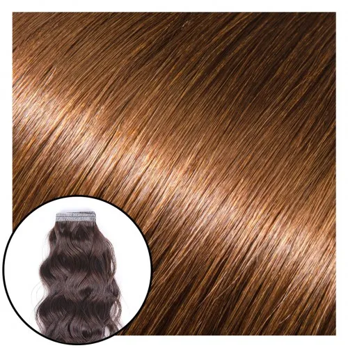 Babe Tape-In Curly Hair Extensions #6 Daisy 22"