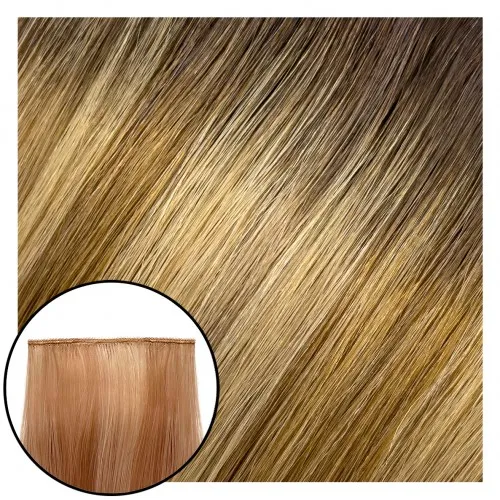 Babe Ideal Hybrid Balayage Extensions #5B-27A/12/600/613 Crystal - 22"