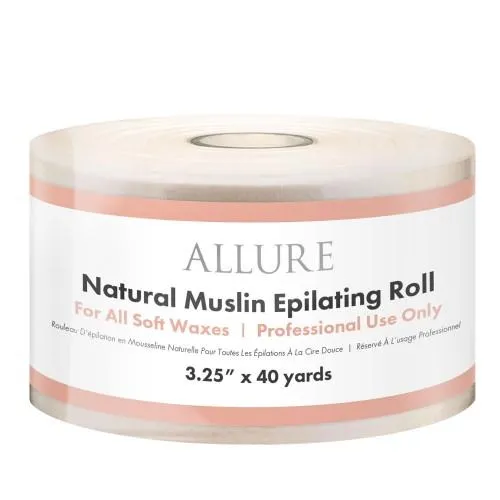 Allure Natural Muslin Epilating Roll - 40yd