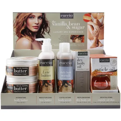 Cuccio Experience Vanilla Bean & Sugar Display 20pk