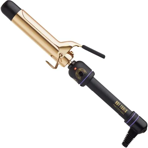 Hot Tools 24K Gold Spring Curling Iron - 1 1/4"